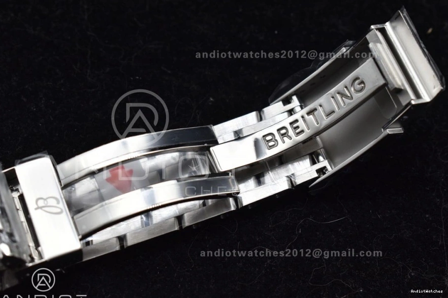 SS Navitimer Bracelet 1:1 Functional RG White 1 923 on Edition V7F Best A Dial Bezel SS 0827